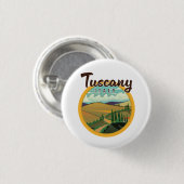 Toskana Reiselogo Button (Vorne & Hinten)