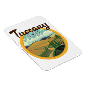Toskana Reiselogo Magnet (Rechte Seite)