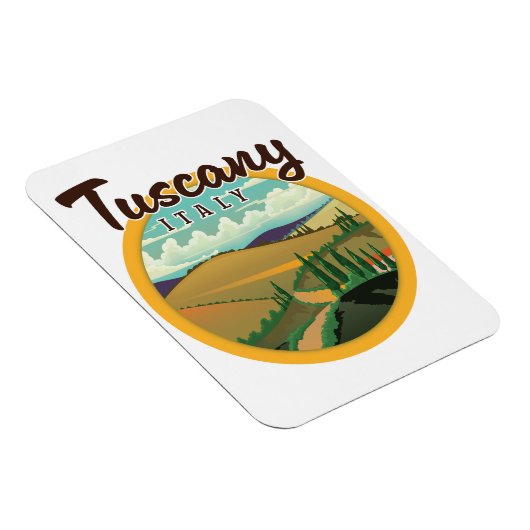Toskana Reiselogo Magnet (Rechte Seite)