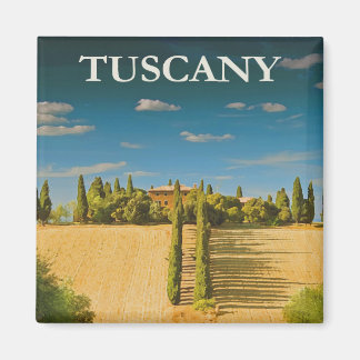 Toskana-Reiseposter-Magnet Magnet