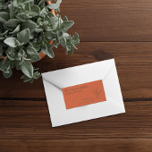 Toskana Rustic Elegance Adressaufkleber