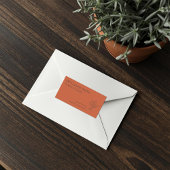 Toskana Rustic Elegance Adressaufkleber