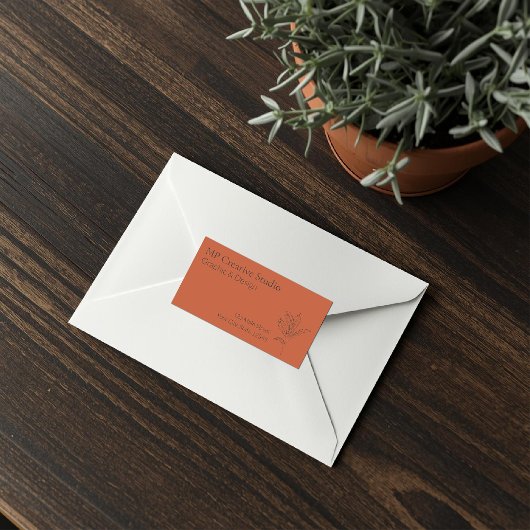 Toskana Rustic Elegance Adressaufkleber