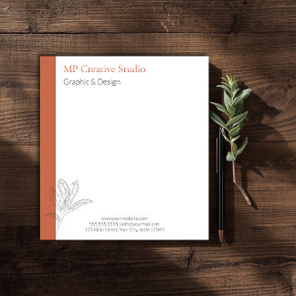 Toskana Rustic Elegance Notizblock