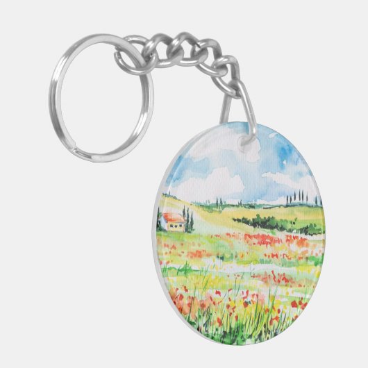 Toskana Schlüsselanhänger (Vorderseite links)