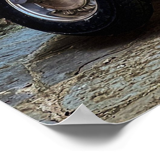 Toskana Scooter Poster (Ecke)