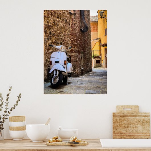 Toskana Scooter Poster (Küche)