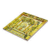 Toskana Sicht auf Trauben und Weinberge Fliese (Seite)