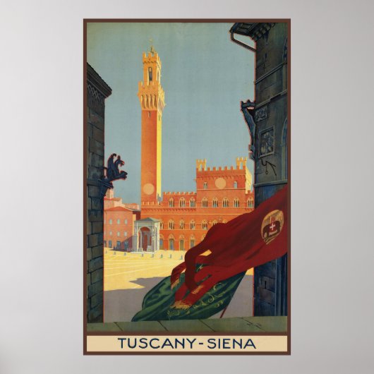 Toskana Siena Poster (Vorne)