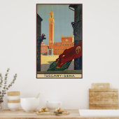 Toskana Siena Poster (Küche)