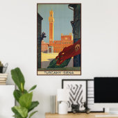 Toskana Siena Poster (Heimbüro)