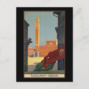 Toskana Siena Postkarte
