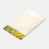 Toskana Sonnenblumen Post-it Klebezettel (angewinkelt)