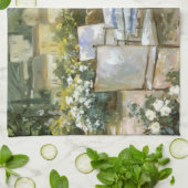 Toskana-Terrasse Geschirrtuch (Gefaltet)