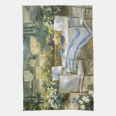 Toskana-Terrasse Geschirrtuch (Vertikal)