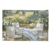 Toskana-Terrasse Kissenbezug (Rückseite-Links)