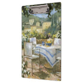 Toskana-Terrasse Klemmbrett (Links)