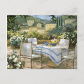 Toskana Terrasse Postkarte (Vorderseite)