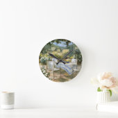 Toskana-Terrasse Runde Wanduhr (Zuhause)