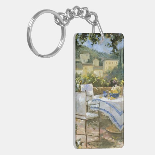 Toskana-Terrasse Schlüsselanhänger (Vorderseite links)