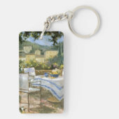 Toskana-Terrasse Schlüsselanhänger (Rückseite)