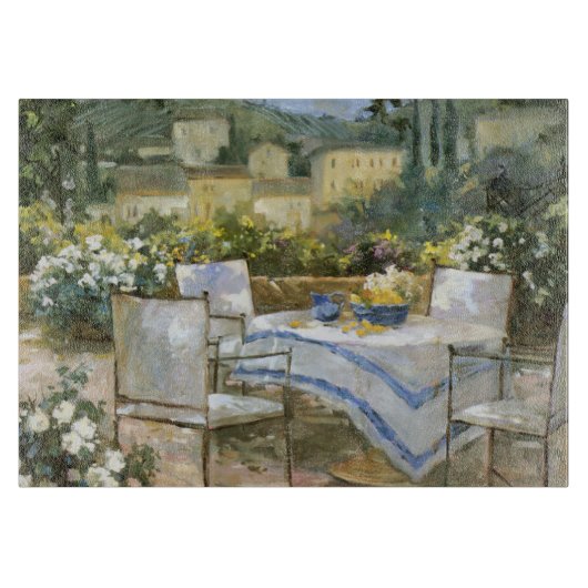 Toskana-Terrasse Schneidebrett (Vorderseite)