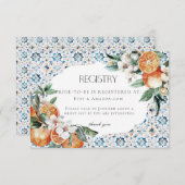 Toskana Tile Italien Einladung Einladung (Vorne/Hinten)