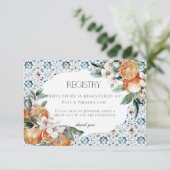 Toskana Tile Italien Einladung Einladung (Stehend Vorderseite)