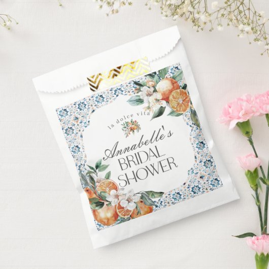 Toskana Tile Toskanisches Brautparty Geschenktütchen (Versiegelt)