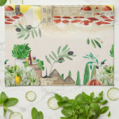 Toskana, Toskana, Italien, Oliven, Zitronen,  Geschirrtuch (Gefaltet)