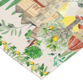 Toskana, Toskana, Italien, Oliven, Zitronen, Kurzer Tischläufer (Ecke)