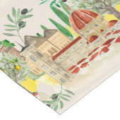 Toskana, Toskana, Italien, Oliven, Zitronen, Kurzer Tischläufer (Ecke)