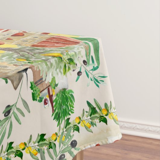 Toskana, Toskana, Italien, Oliven, Zitronen, Tischdecke (Beispiel)