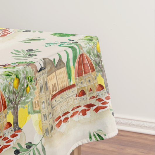 Toskana, Toskana, Italien, Oliven, Zitronen, Tischdecke (Beispiel)