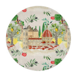 Toskana,Toskana,Italien,Oliven,Zitronen,Tomaten/Pa Schneidebrett