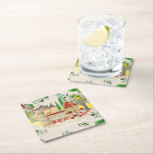 Toskana, Toskana, Italien, Oliven, Zitronen, Zitru Rechteckiger Pappuntersetzer (Vor Ort)