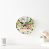 Toskana, Toskana, Italien, Oliven, Zitronen, Zitru Runde Wanduhr (Zuhause)