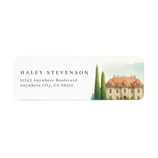 Toskana Wasserfarbe Italien Villa Hochzeit in Urla (Vorne)