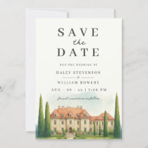 Toskana Wasserfarbe Italien Villa Hochzeit in Urla