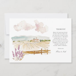 Toskana Wasserfarbe Italienisch Danke Karte