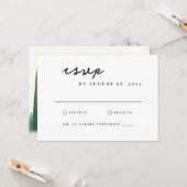 Toskana Watercolor Italienische Villa Wedding RSVP Karte (Vorderseite/Rückseite Beispiel)
