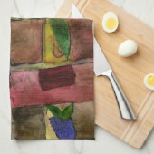 Toskana Wein Cocktail Bar Handtuch aus der Kunst (Viertel Falte)