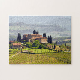 Toskana Weinlandschaft Puzzle