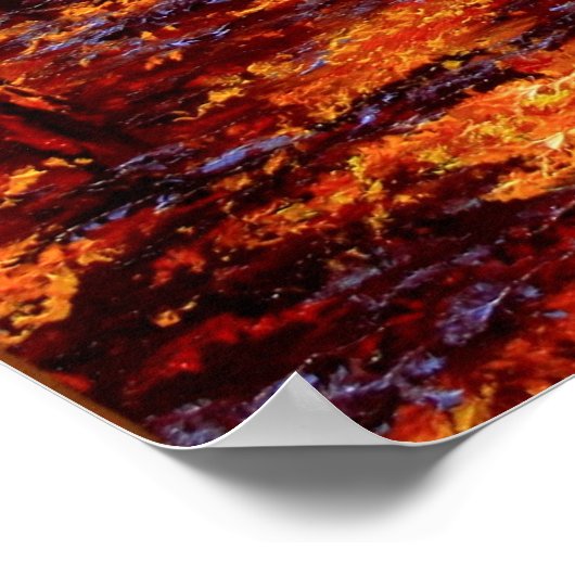 Toskana Weinroute Mendrisiotto Poster (Ecke)