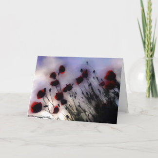 Toskanermohnblumen Karte