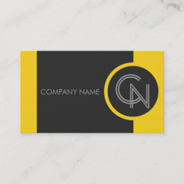 Toskanisch Sun Yellow Bold Visitenkarte