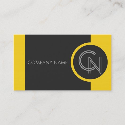 Toskanisch Sun Yellow Bold Visitenkarte (Vorderseite)