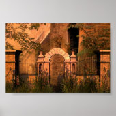 Toskanisch Sunset Poster (Vorne)