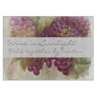 Toskanische Aquarell-Weintrauben-Weinberg Galileo-