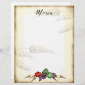 Toskanische Ernte Lebensmittel Weizenmenteletter (Vorne/Hinten)